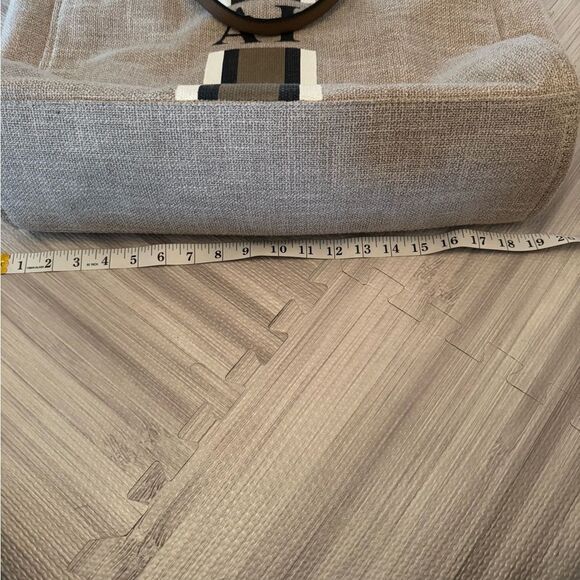 Lily & Bean Canvas Jumbo Tote Bag In Beige Personalised With Initials AI - Picture 6 of 7